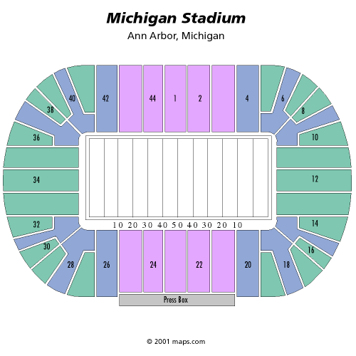 The Big House Stadium Seating Chart